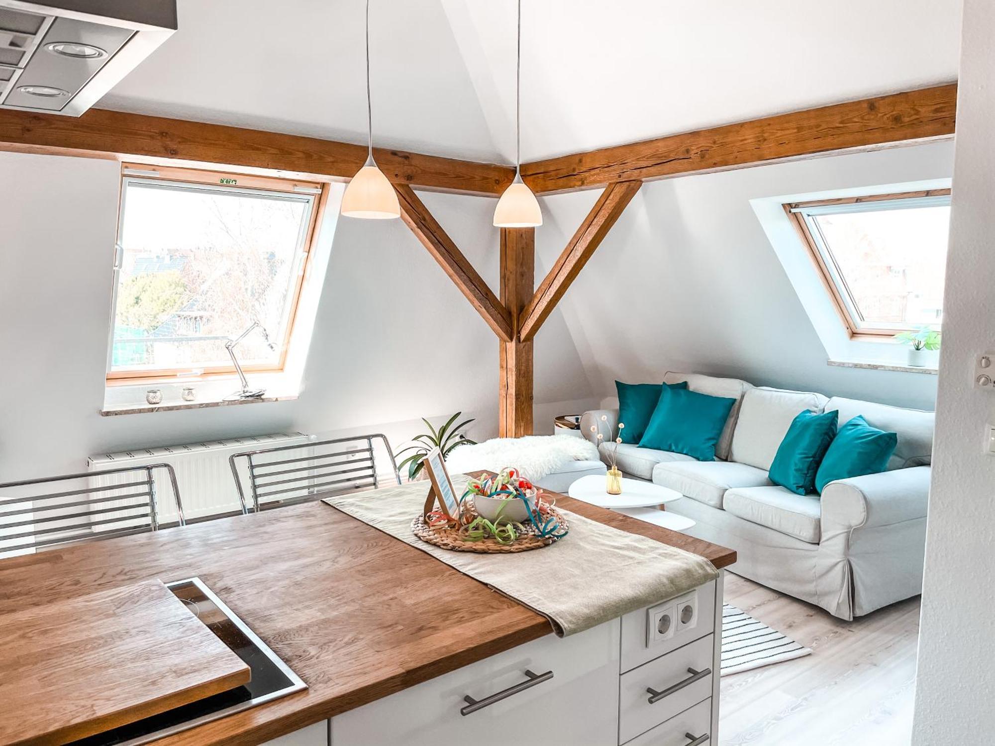 Stilvolle Dachgeschosswohnung In Duesternbrook Kiel Exteriér fotografie